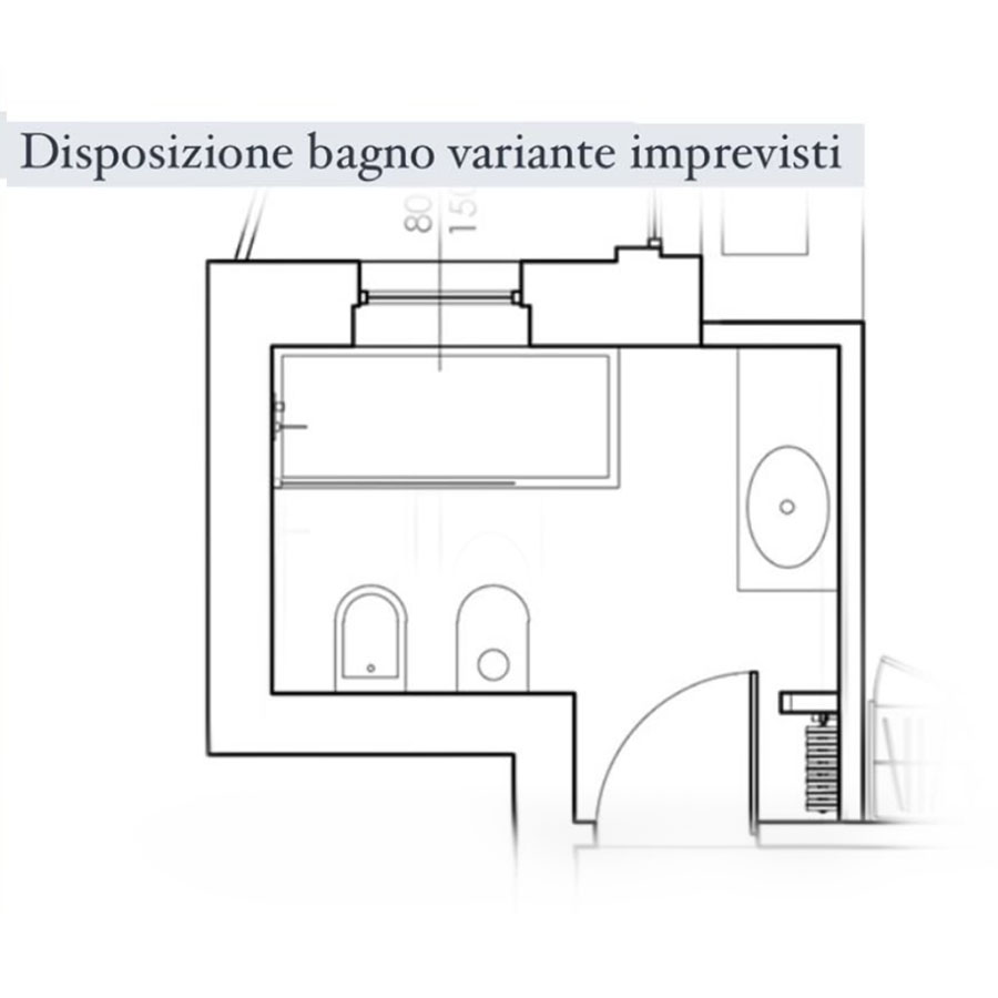 chiassi11 ristrutturazione bagno variante progetto
