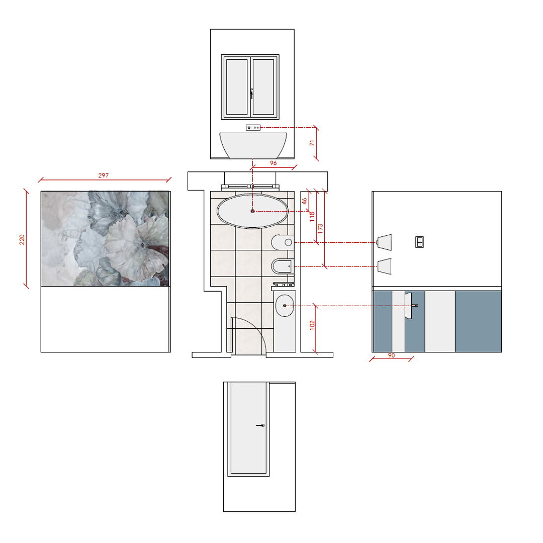 progetto ristrutturazione bagno con vasca
