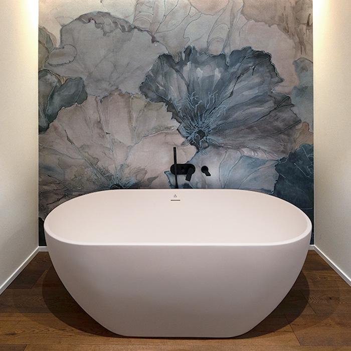 ristrutturazione bagno con vasca freestanding Brescia