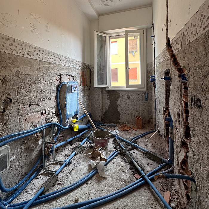 ristrutturazione bagno nuovi impianti
