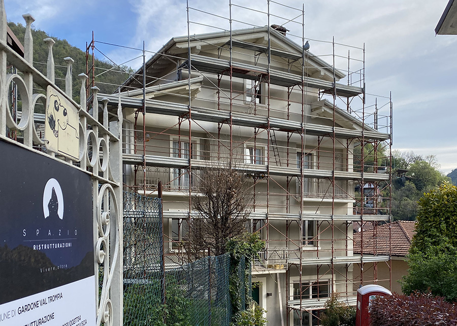 Riqualificazione delle facciate di casa a Brescia