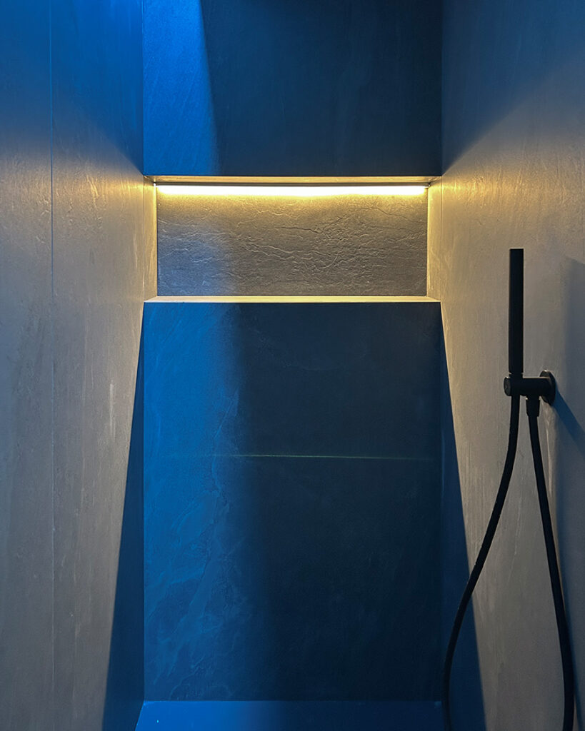 ristrutturazione bagno con doccia walk-in brescia lago d'iseo